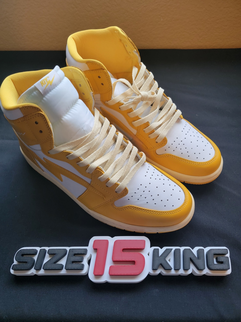 Reves Paris x Air Kiy '85 High "Canary Yellow" Size 13